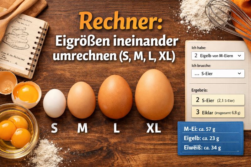 Eigrößen umrechnen